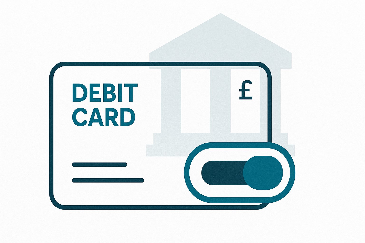 Illustration of a family reviewing bank statements together